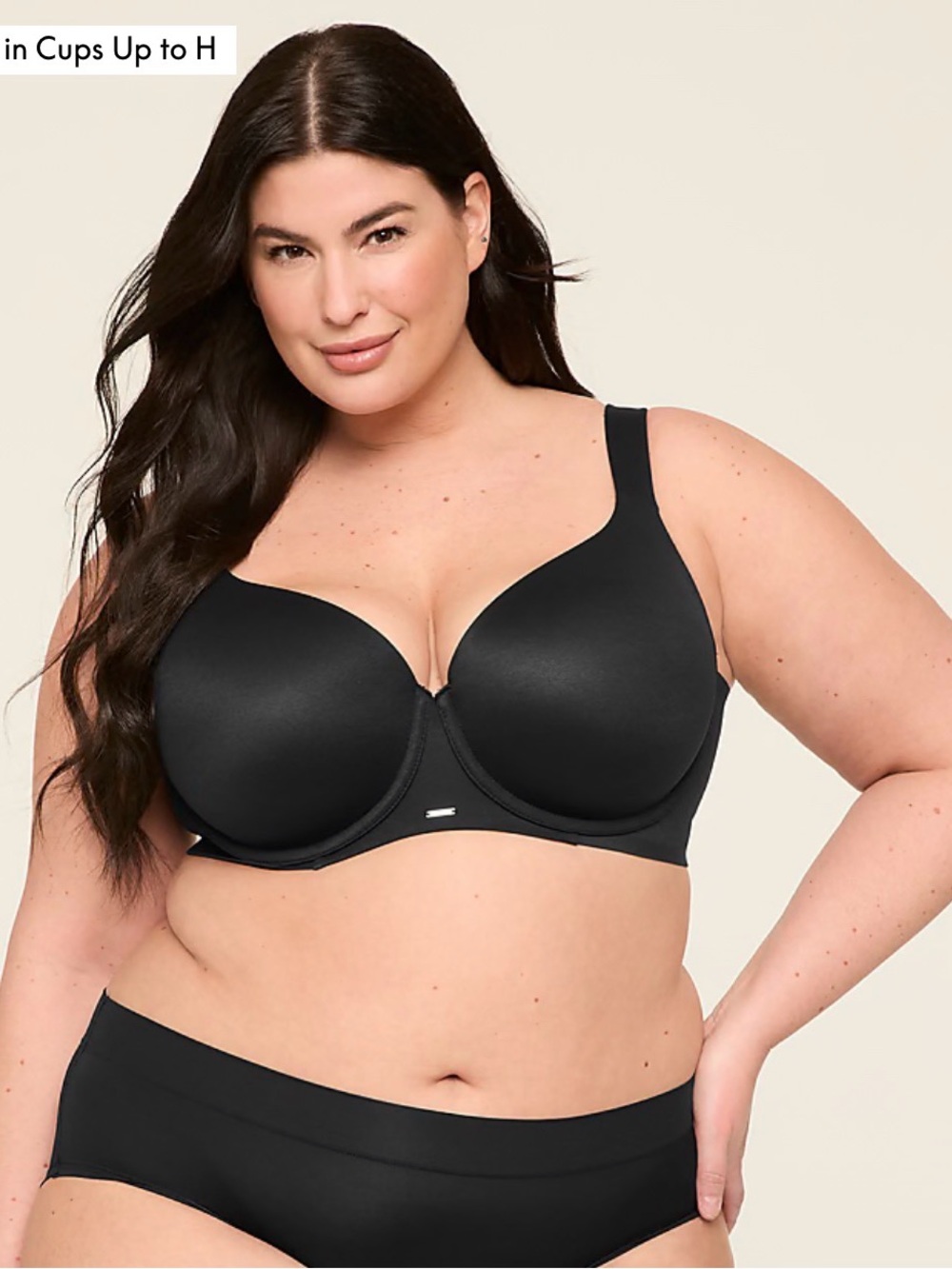 Plus Size Black Full Coverage Underwire Bra - Unbranded